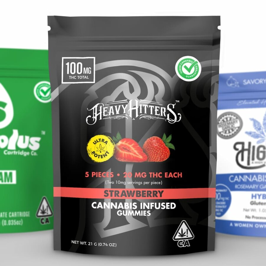 Heavy Hitters Cannabis Infused Gummies - Packaging