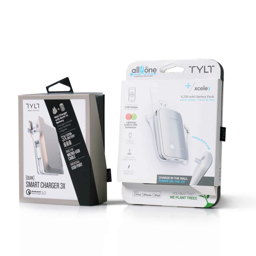 Tylt Smart Charger 3x - Electronics Packaging